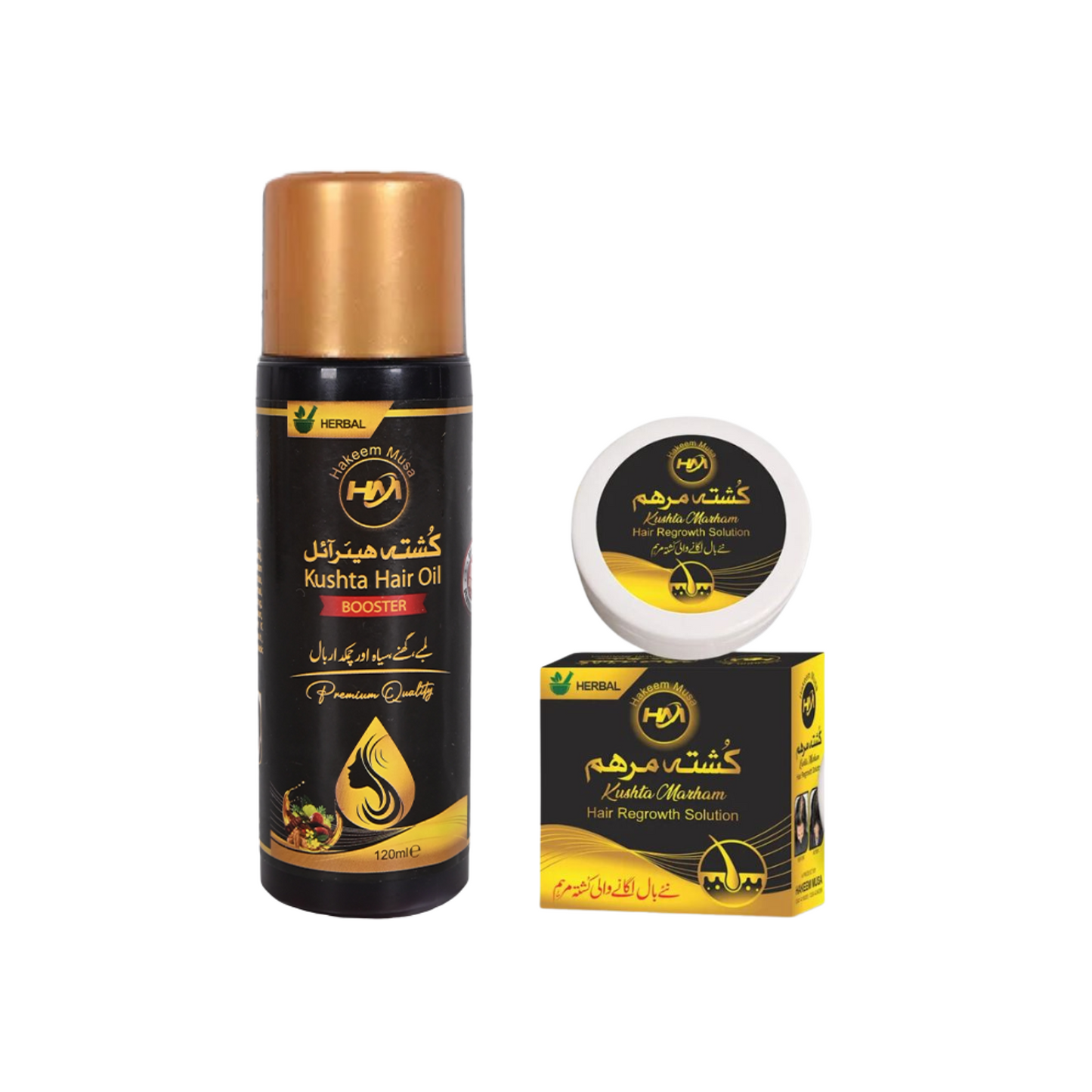 Kushta Hair Oil Booster  | 1 Kushta + 1 Marham  ( Booster Package )